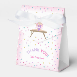 Caja Para Regalos Gimnasia Partido de Cumpleaños Cabello Rosa