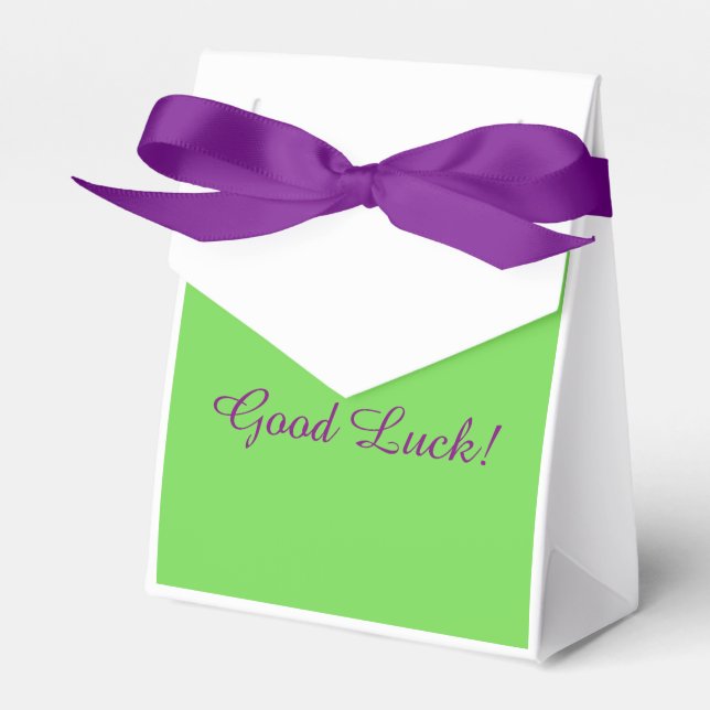 Caja Para Regalos Gimnast "Good Luck Favor" (Front Side)