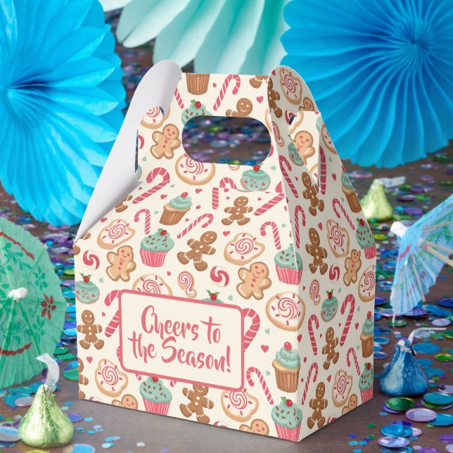 Caja Para Regalos Gingerbread Candyland Christmas Pattern (Fiesta)