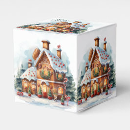 Caja Para Regalos Gingerbread House Navidades Holiday Box