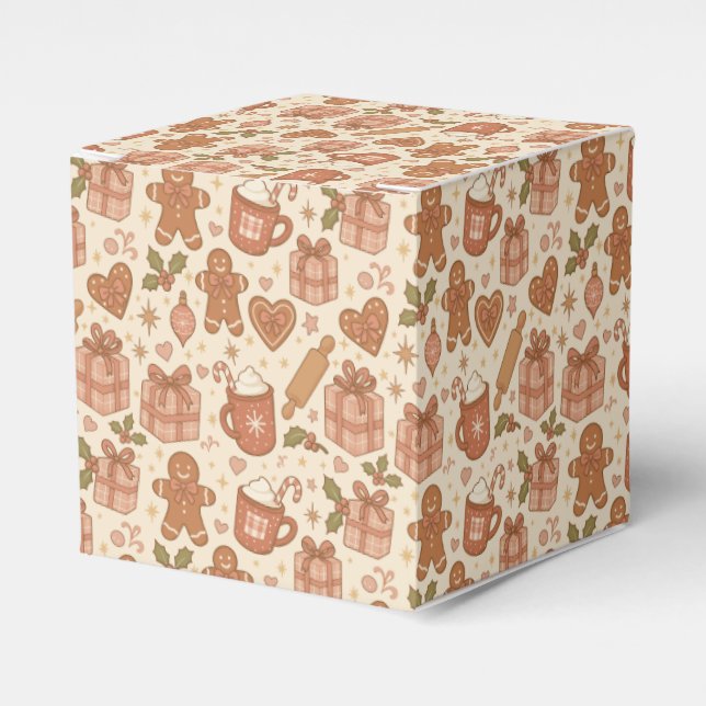 Caja Para Regalos Gingerbread Joy (Costado Anverso)