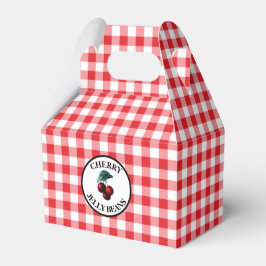 Caja Para Regalos Gingham Cherry Jelly Beans