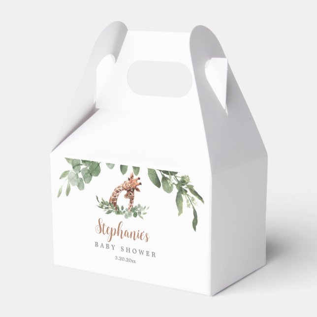 Caja Para Regalos Giraffe Baby Shower (Front Side)