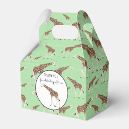 Caja Para Regalos Giraffe Jungle Safari Animal
