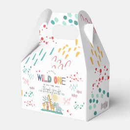 Caja Para Regalos Giraffe Safari Animals Boy Baby Shower