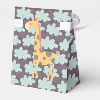 Caja Para Regalos Giraffe y nubes