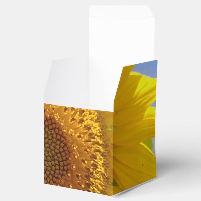 Caja Para Regalos Girasol amarillo (Abierto)