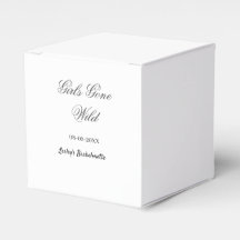 Girls Gone wild Bachelorette party name date bride