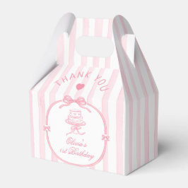 Caja Para Regalos Girls Just Wanna be One Pink Bow Thank You
