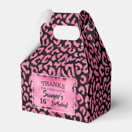 Caja Para Regalos Girly Pink Leopard Gable