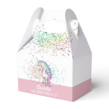 Girly Rainbow Purpurina Magnífico Unicornio Cumple
