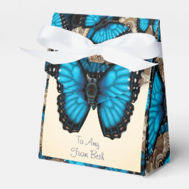 Caja Para Regalos Giro Butterfly de Morfo Azul personalizado