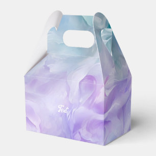 Caja Para Regalos Giro de nubes azul y púrpura