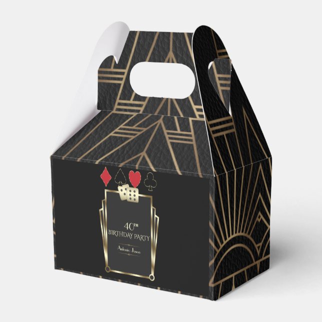 Caja Para Regalos Glam Casino Great 40th Poker Birthday (Front Side)