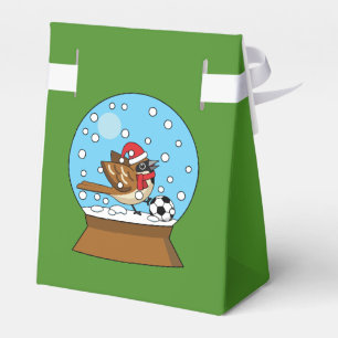Caja Para Regalos Globe de nieve con juego de cuerdas con soplo