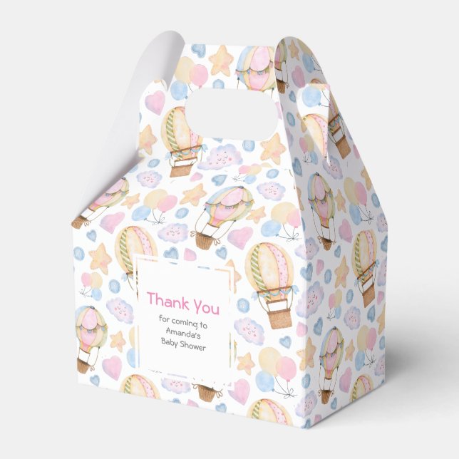 Caja Para Regalos Globo de aire caliente Modelo acuático sinusal (Front Side)