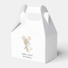 Caja Para Regalos Globo rosa Bunny
