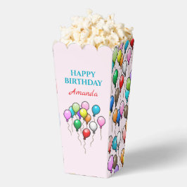 Caja Para Regalos Globos Coloridos