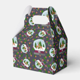 Caja Para Regalos Globos de Nieve de Reno