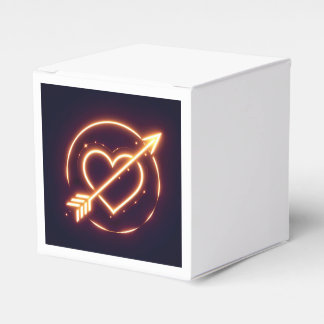 Caja Para Regalos glowing image of a heart with cupid's arrow