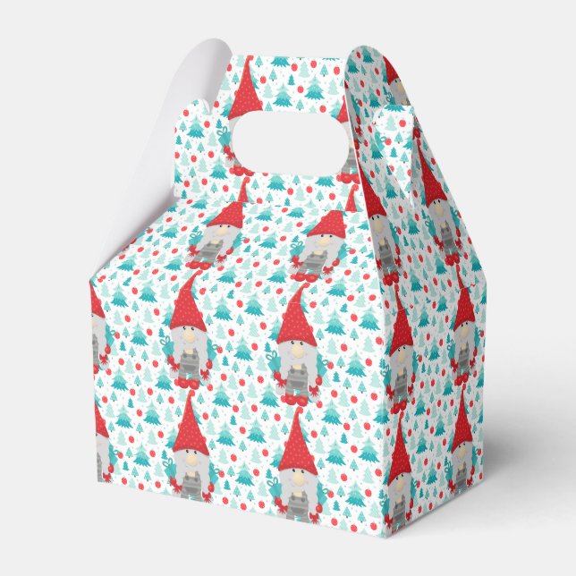 Caja Para Regalos Gnome festivo con regalos (Front Side)