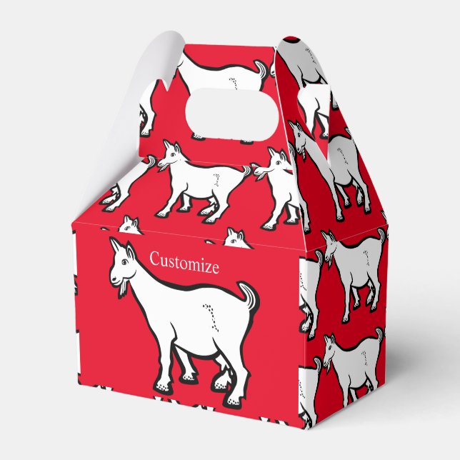 Caja Para Regalos Goat Animal Thunder_Cove (Front Side)