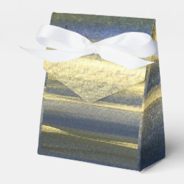 Caja Para Regalos Gold Blue Lines Tent Gift Wrappi9ng