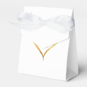 Caja Para Regalos Gold Heart Gracias Boda Bridal