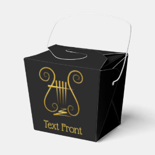 Caja Para Regalos Golden Lyre