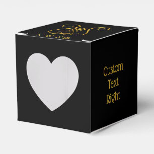 Caja Para Regalos Golden Lyre
