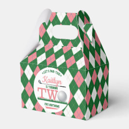 Caja Para Regalos Golf PAR-TEE 2º cumpleaños