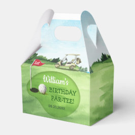 Caja Para Regalos Golf Verde 1er cumpleaños Par-tee