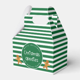 Caja Para Regalos Goodies de los navidades - Green Strike personaliz
