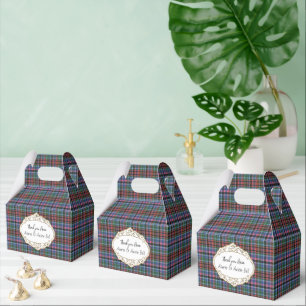 Caja Para Regalos Gordon Vestido Tartán Escocés Antiguo