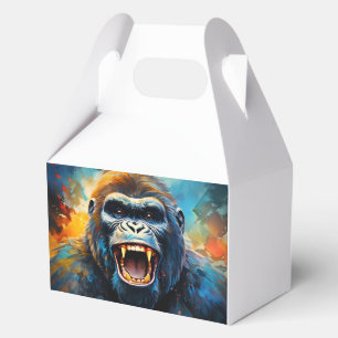 Caja Para Regalos Gorila sonriente