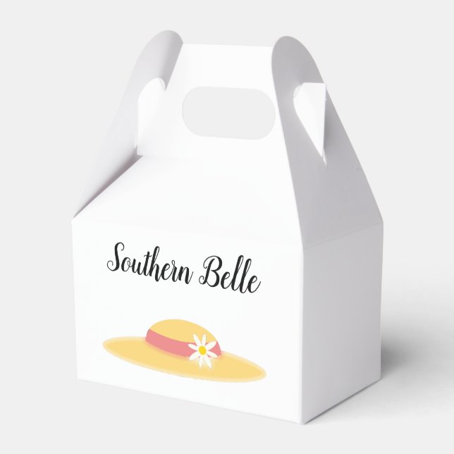 Caja Para Regalos Gorra  Cute Personalizado de verano de Southern Be (Front Side)