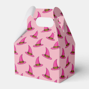 Caja Para Regalos Gorra de bruja rosa