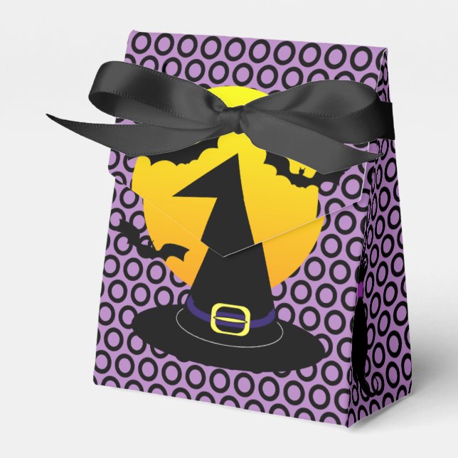Caja Para Regalos Gorra De Halloween A La Luz De La Luna (Front Side)