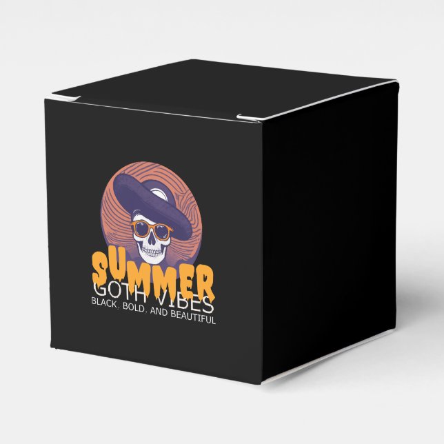 Caja Para Regalos gorra de verano de cráneo (Costado Anverso)