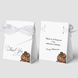 Caja Para Regalos Gorra occidental y fiesta de graduación de Lasso