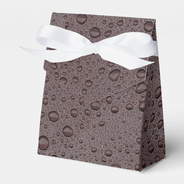 Caja Para Regalos Gotas marrones de agua (Front Side)