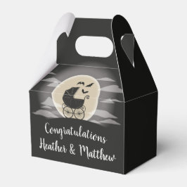 Caja Para Regalos Gothic Baby Shower Halloween Carriage
