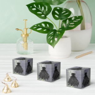 Caja Para Regalos Gothic Fairy Black Gown   Vampy Gótico Glam Sheen