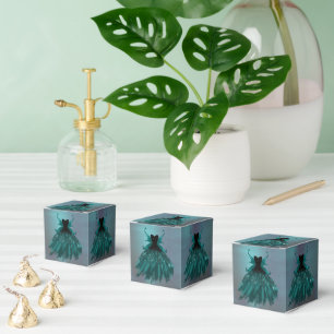 Caja Para Regalos Gothic Fairy Verde azulado Gown   Oveja Verde Prof