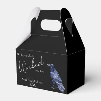 Caja Para Regalos Gothic Raven Malvado, buen momento, fiesta de Hall
