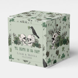 Caja Para Regalos Gothic St Patricks Day Floral Skull Boda irlandés