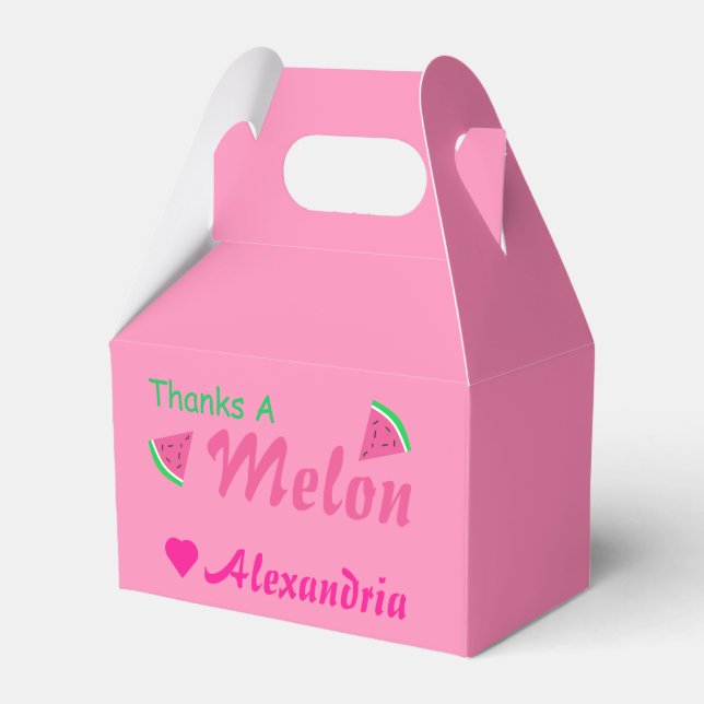 Caja Para Regalos Gracias A Melon Watermelon (Front Side)