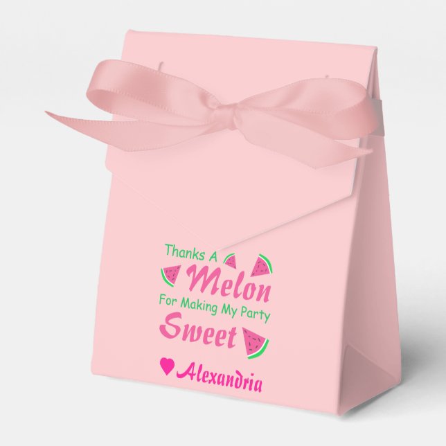 Caja Para Regalos Gracias A Melon Watermelon (Front Side)
