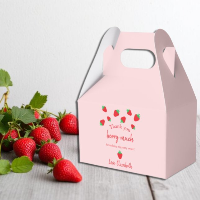 Caja Para Regalos Gracias Berry Mucho Cumpleaños Gracias (Subido por el creador)