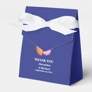 Caja Para Regalos Gracias, Boda de Santorini